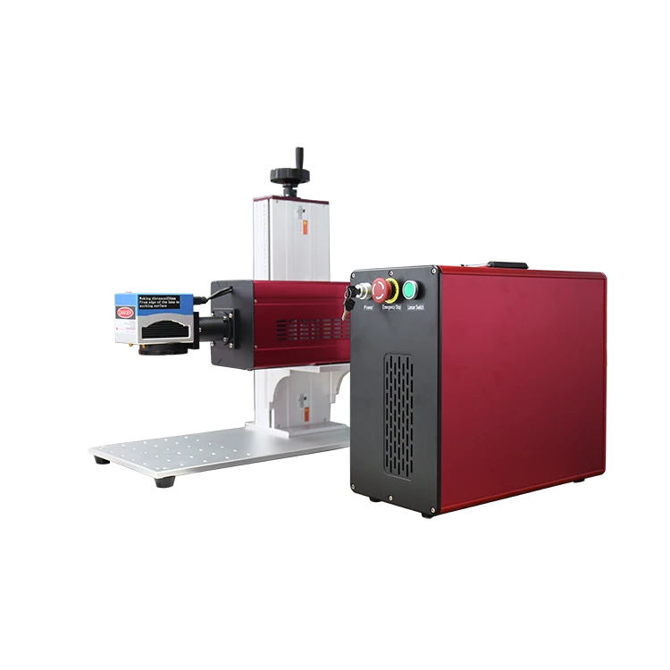 Mrj-laserowy wzór akrylowy grawerowanie logo 30 W Benchtop Laser Maszyna oznaczania