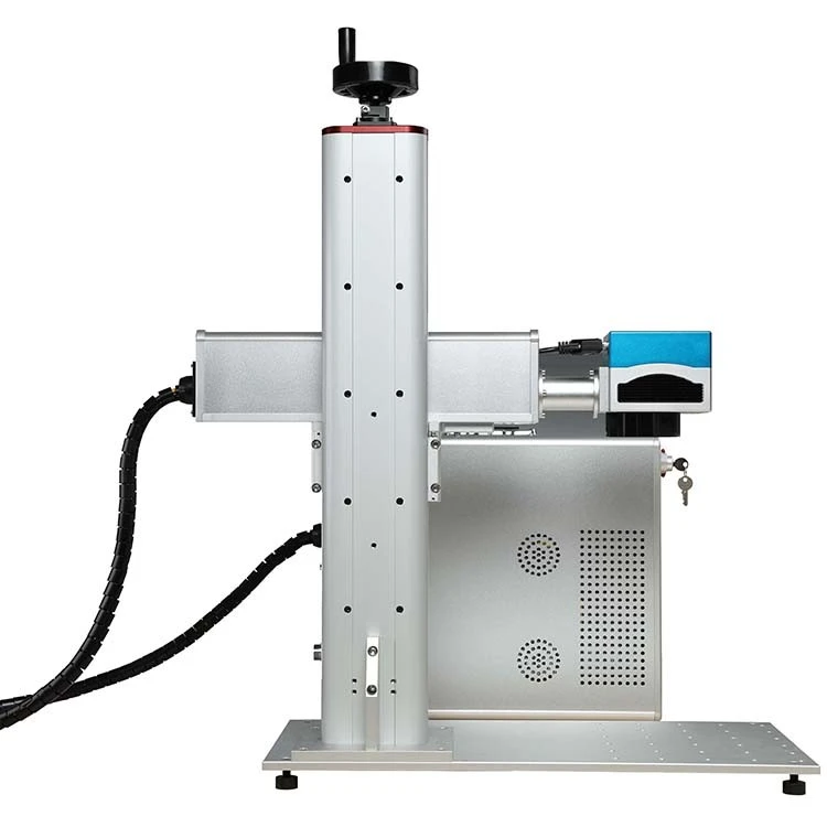 Painted Aluminum Tag Marking Destop Type 30 Watt Fiber Laser Marking Machine