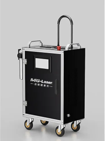 Laserowa maszyna czyszcząca MOPA do usuwania lakieru z drewna