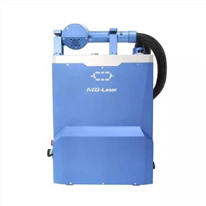 Pulsacyjna laserowa maszyna czyszcząca o mocy 100 W do usuwania rdzy.